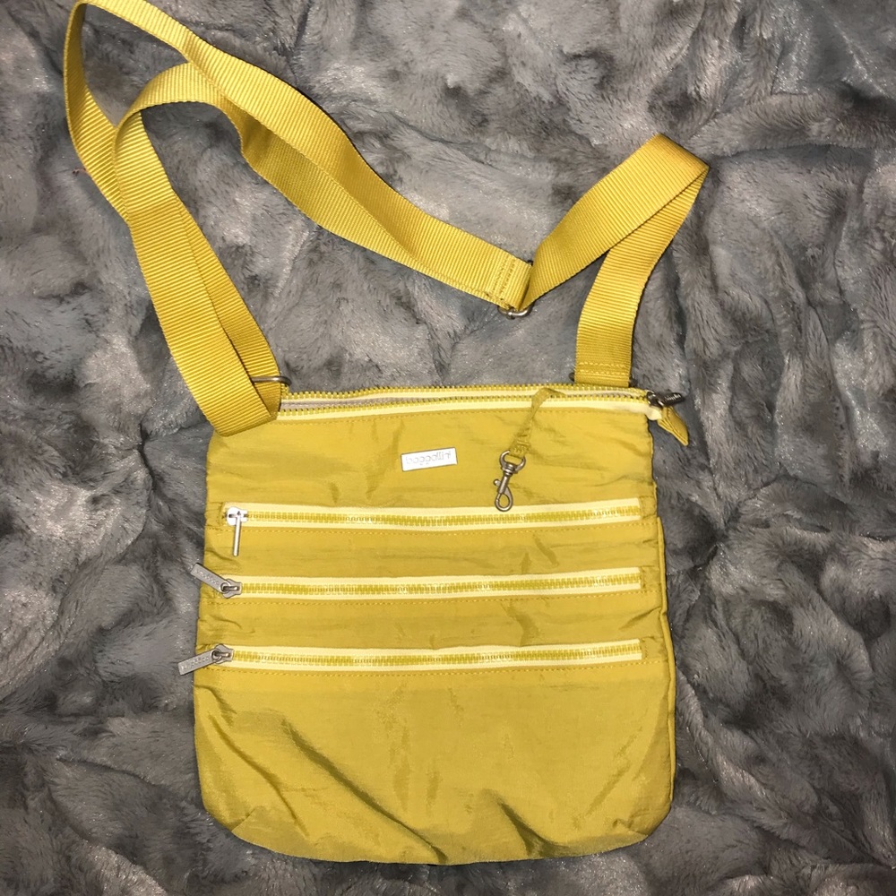 BAGGALLINI YELLOW POUCH